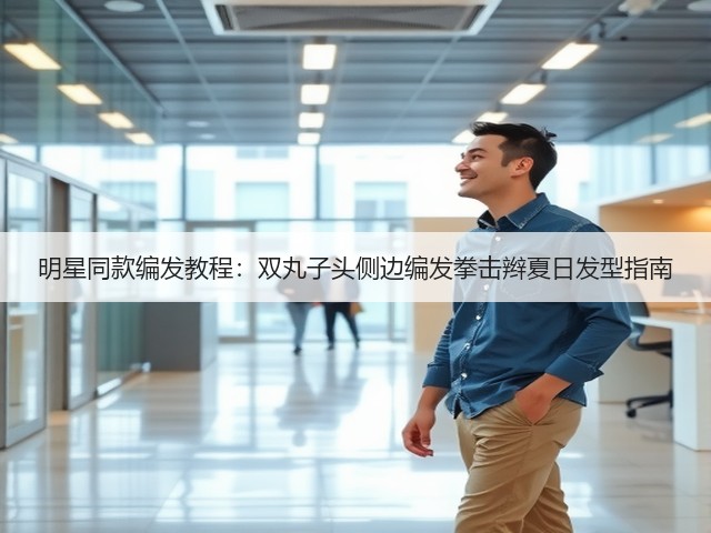 明星同款编发教程:双丸子头侧边编发拳击辫夏日发型指南(图3) 明星同款编发教程:双丸子头侧边编发拳击辫夏日发型指南(图3)