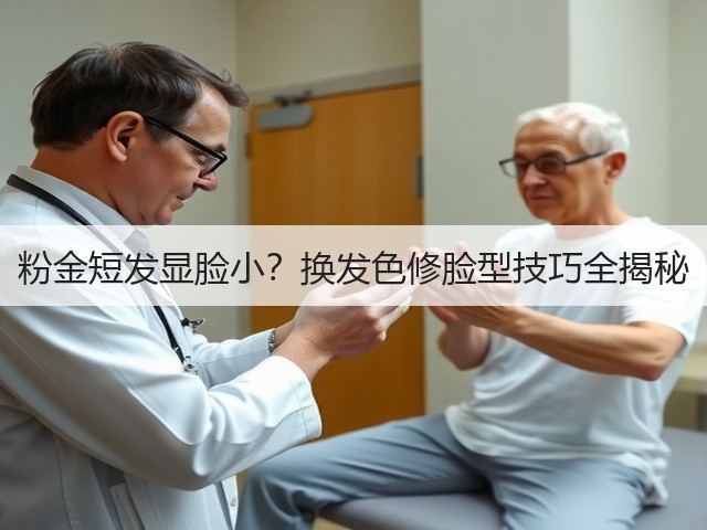粉金短发显脸小?换发色修脸型技巧全揭秘(图2) 粉金短发显脸小?换发色修脸型技巧全揭秘(图2)