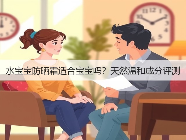 水宝宝防晒霜适合宝宝吗?天然温和成分评测(图3) 水宝宝防晒霜适合宝宝吗?天然温和成分评测(图3)