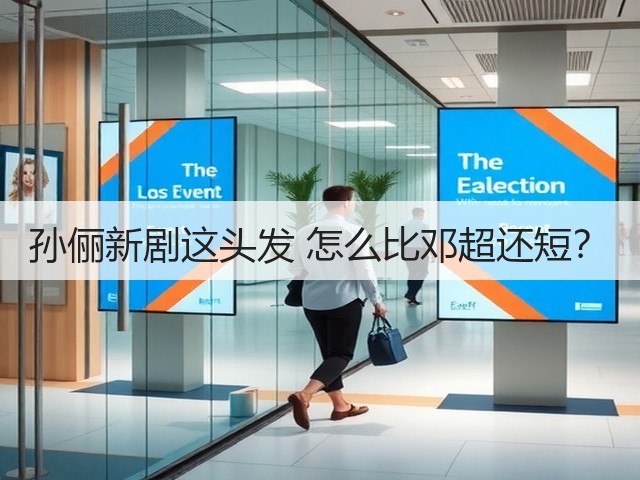 孙俪新剧这头发 怎么比邓超还短?(图3) 孙俪新剧这头发 怎么比邓超还短?(图3)