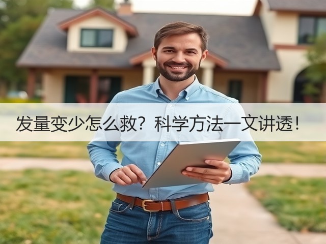 发量变少怎么救？科学方法一文讲透！(图1)
