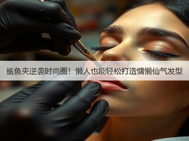 鲨鱼夹逆袭时尚圈！懒人也能轻松打造慵懒仙气发型(图3)