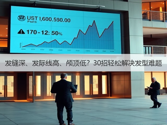 发缝深、发际线高、颅顶低?30招轻松解决发型难题(图2) 发缝深、发际线高、颅顶低?30招轻松解决发型难题(图2)