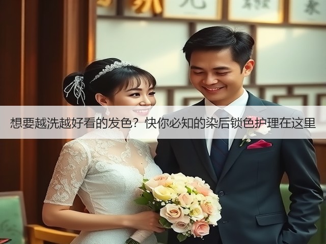 想要越洗越好看的发色？快你必知的染后锁色护理在这里(图1)