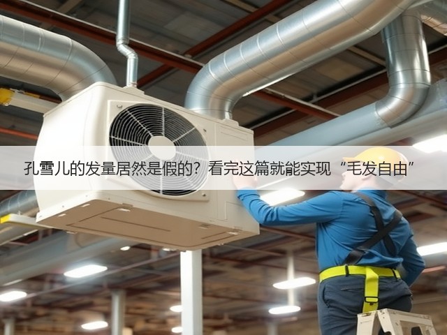 孔雪儿的发量居然是假的？看完这篇就能实现“毛发自由”(图2)
