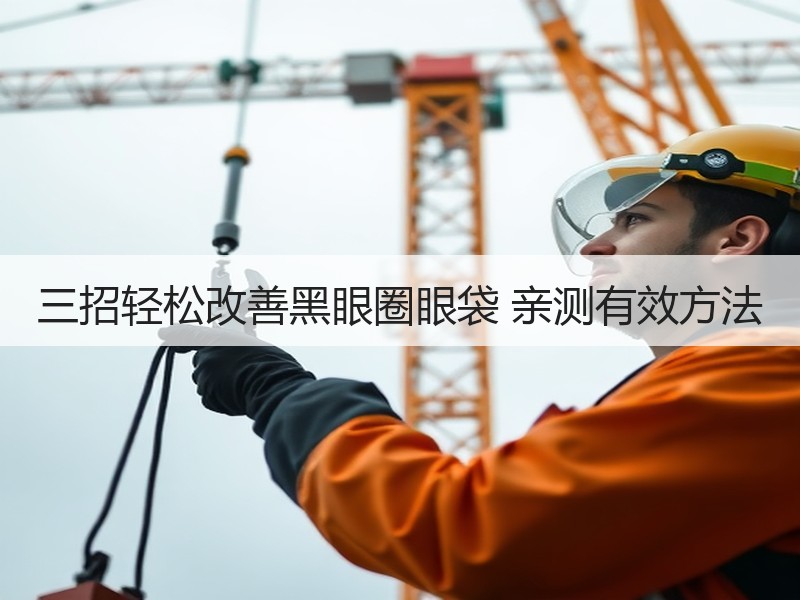 三招轻松改善黑眼圈眼袋 亲测有效方法