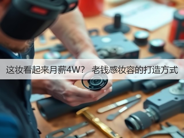 这妆看起来月薪4W？ 老钱感妆容的打造方式(图1)