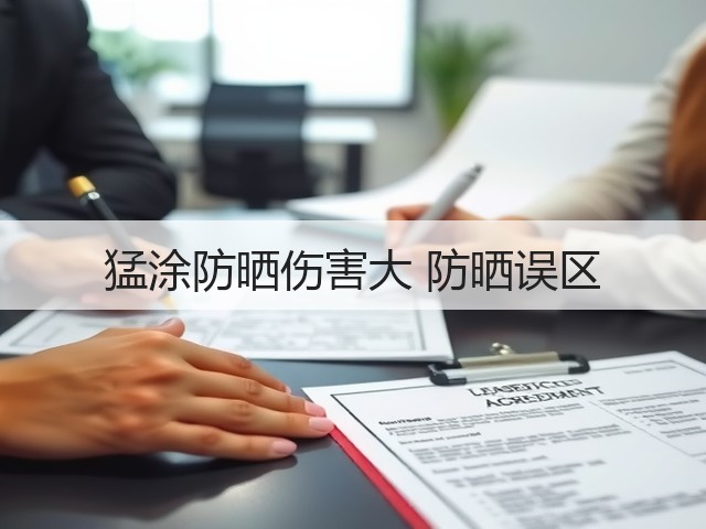 猛涂防晒伤害大 防晒误区(图3) 猛涂防晒伤害大 防晒误区(图3)