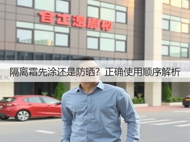 隔离霜先涂还是防晒？正确使用顺序解析(图1)