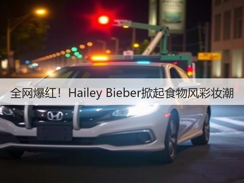 全网爆红！Hailey Bieber掀起食物风彩妆潮