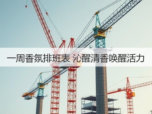 一周香氛排班表 沁醒清香唤醒活力(图2) 一周香氛排班表 沁醒清香唤醒活力(图2)
