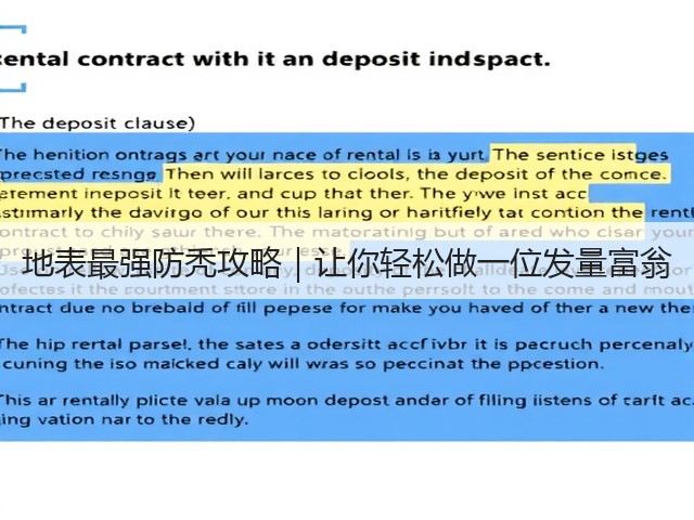 地表最强防秃攻略|让你轻松做一位发量富翁(图2) 地表最强防秃攻略|让你轻松做一位发量富翁(图2)