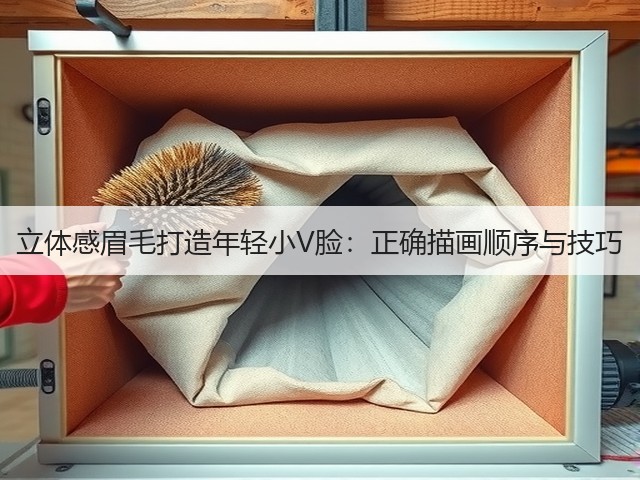 立体感眉毛打造年轻小V脸：正确描画顺序与技巧(图2)