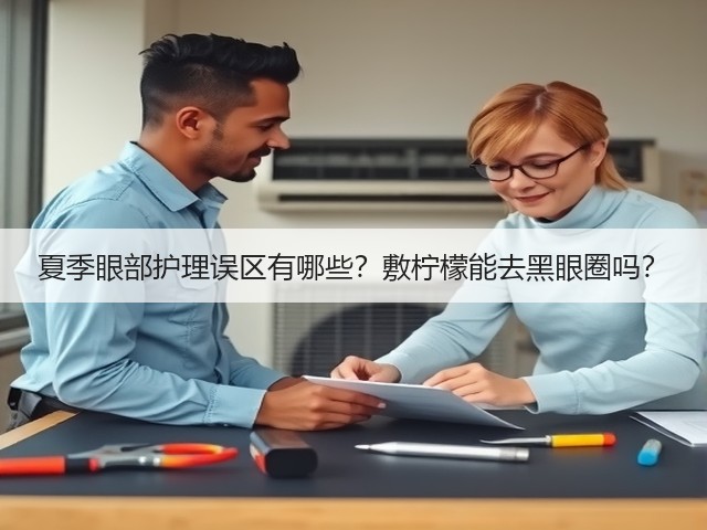 夏季眼部护理误区有哪些？敷柠檬能去黑眼圈吗？(图2)
