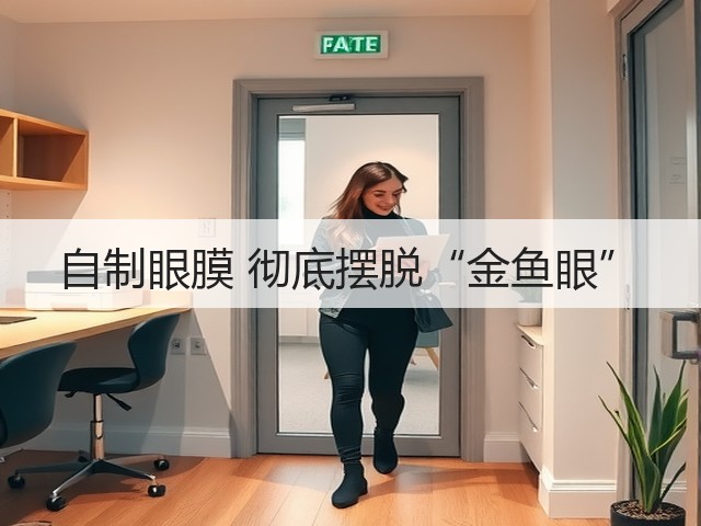 自制眼膜 彻底摆脱“金鱼眼”(图1)