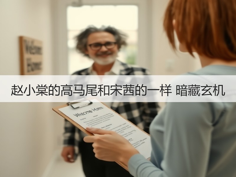 赵小棠的高马尾和宋茜的一样 暗藏玄机
