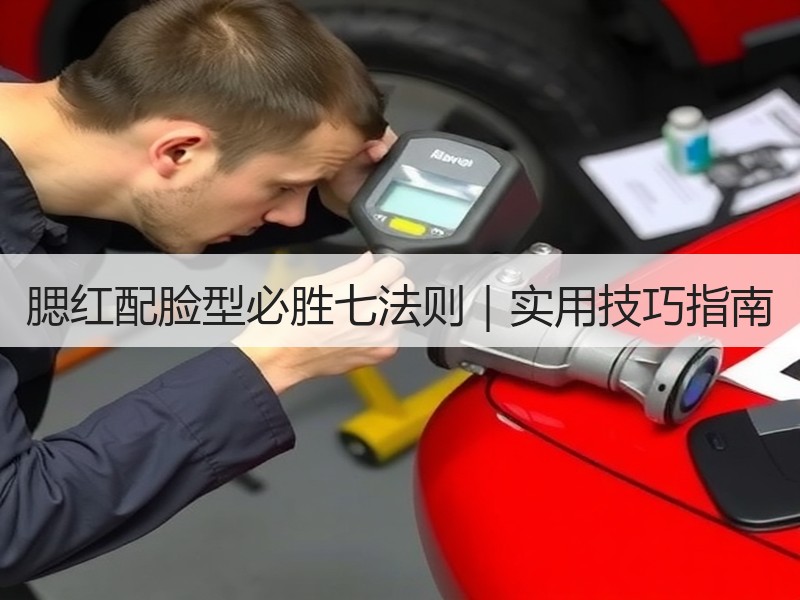 腮红配脸型必胜七法则｜实用技巧指南
