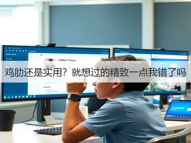 鸡肋还是实用？就想过的精致一点我错了吗(图1)