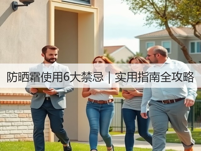 防晒霜使用6大禁忌|实用指南全攻略(图3) 防晒霜使用6大禁忌|实用指南全攻略(图3)
