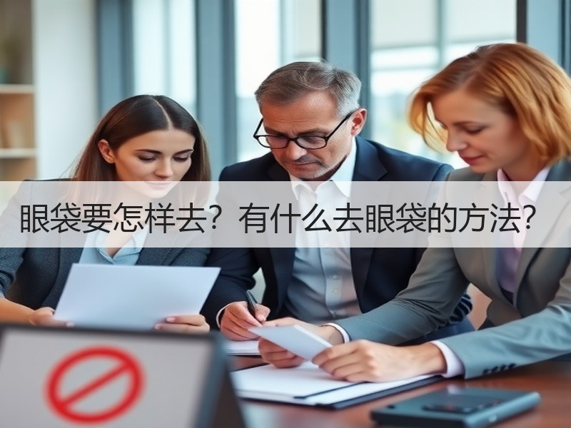 眼袋要怎样去？有什么去眼袋的方法？