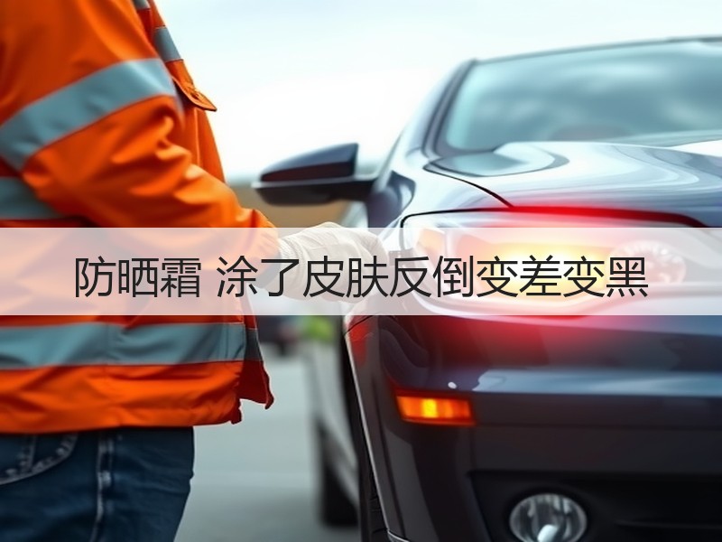 防晒霜 涂了皮肤反倒变差变黑