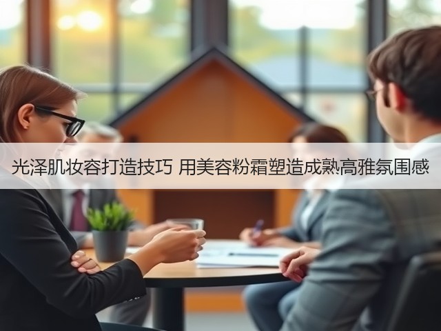 光泽肌妆容打造技巧 用美容粉霜塑造成熟高雅氛围感(图1)