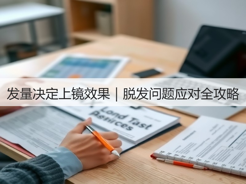 发量决定上镜效果｜脱发问题应对全攻略