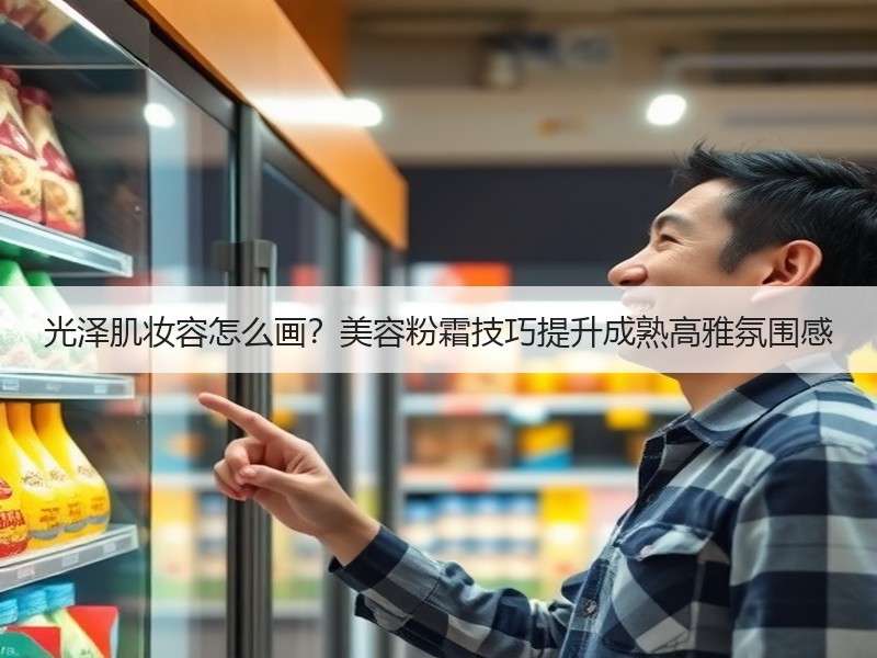 光泽肌妆容怎么画？美容粉霜技巧提升成熟高雅氛围感