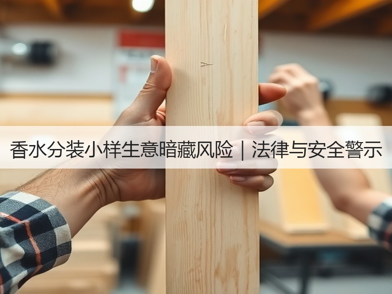 香水分装小样生意暗藏风险｜法律与安全警示