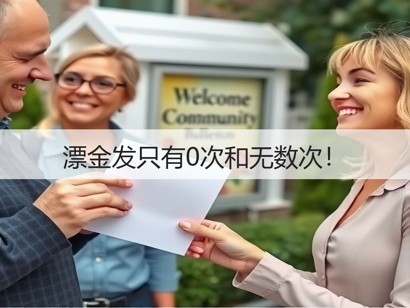 漂金发只有0次和无数次！