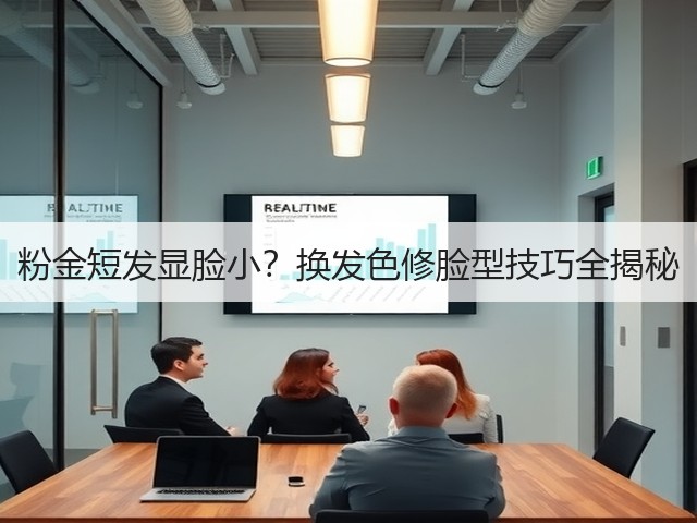 粉金短发显脸小?换发色修脸型技巧全揭秘(图3) 粉金短发显脸小?换发色修脸型技巧全揭秘(图3)