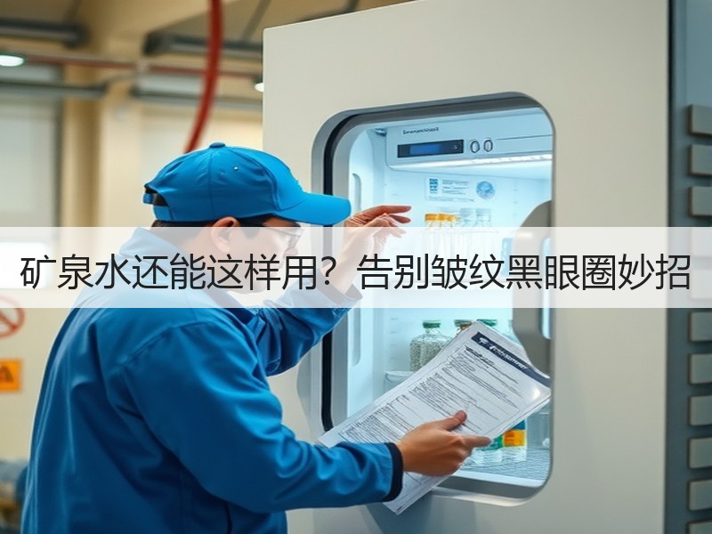矿泉水还能这样用？告别皱纹黑眼圈妙招