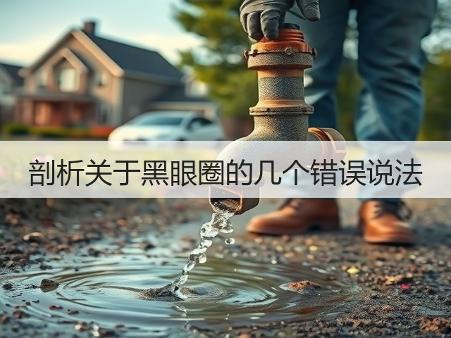 剖析关于黑眼圈的几个错误说法(图3) 剖析关于黑眼圈的几个错误说法(图3)