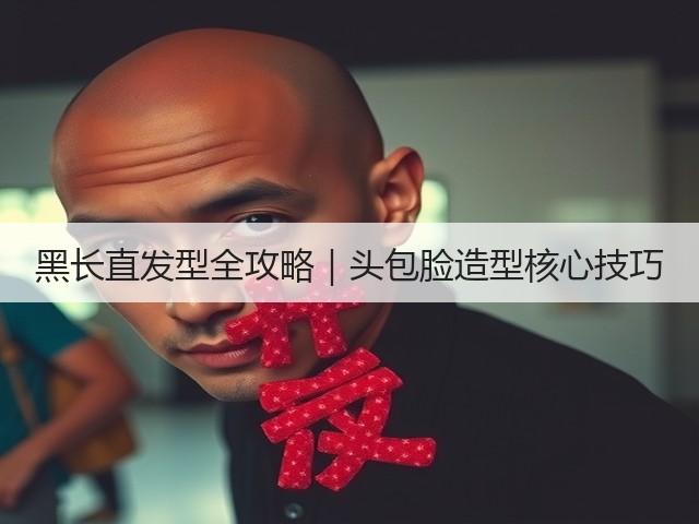 黑长直发型全攻略|头包脸造型核心技巧(图2) 黑长直发型全攻略|头包脸造型核心技巧(图2)