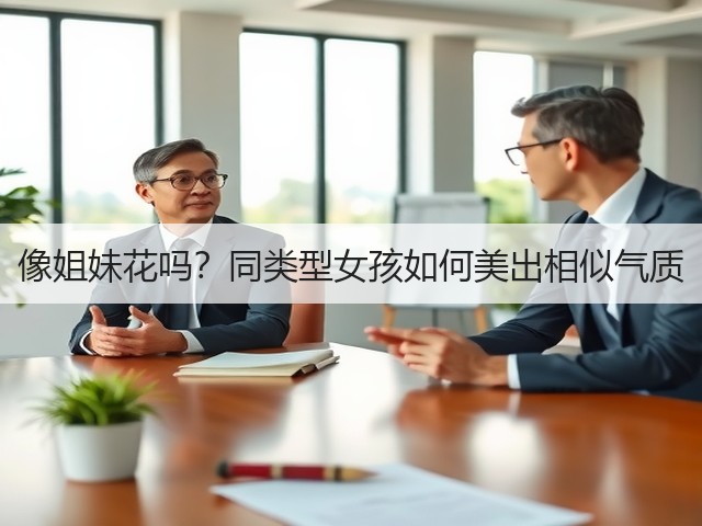 像姐妹花吗？同类型女孩如何美出相似气质(图2)