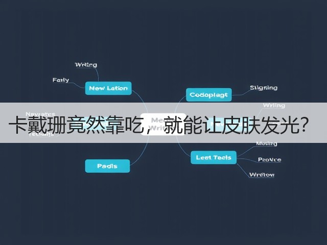 卡戴珊竟然靠吃，就能让皮肤发光？(图1)