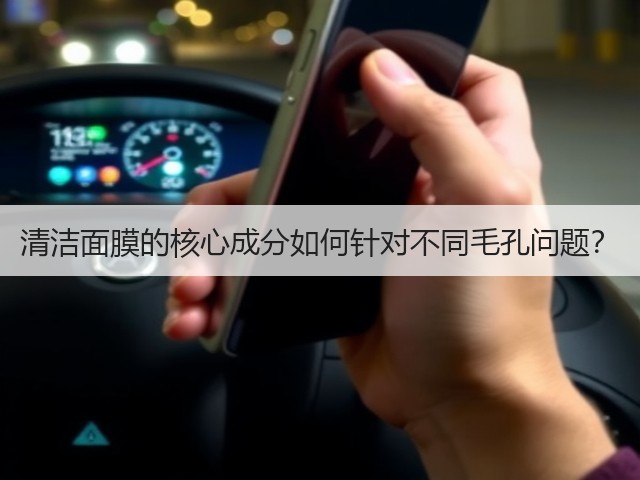 清洁面膜的核心成分如何针对不同毛孔问题？(图3)