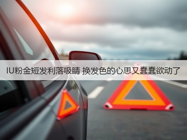 IU粉金短发利落吸睛 换发色的心思又蠢蠢欲动了(图2) IU粉金短发利落吸睛 换发色的心思又蠢蠢欲动了(图2)