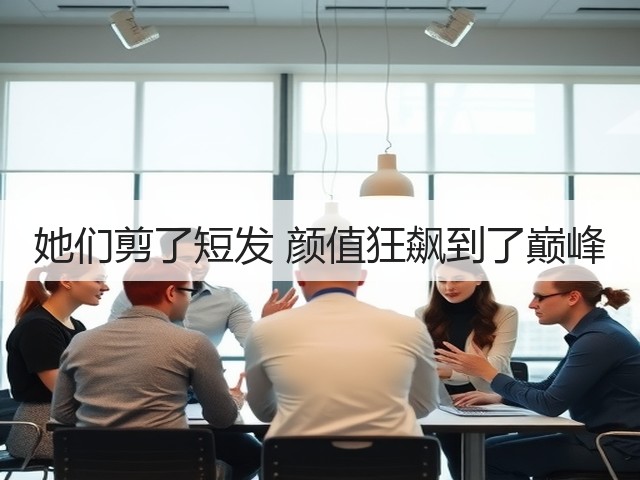 她们剪了短发 颜值狂飙到了巅峰(图1) 她们剪了短发 颜值狂飙到了巅峰(图1)
