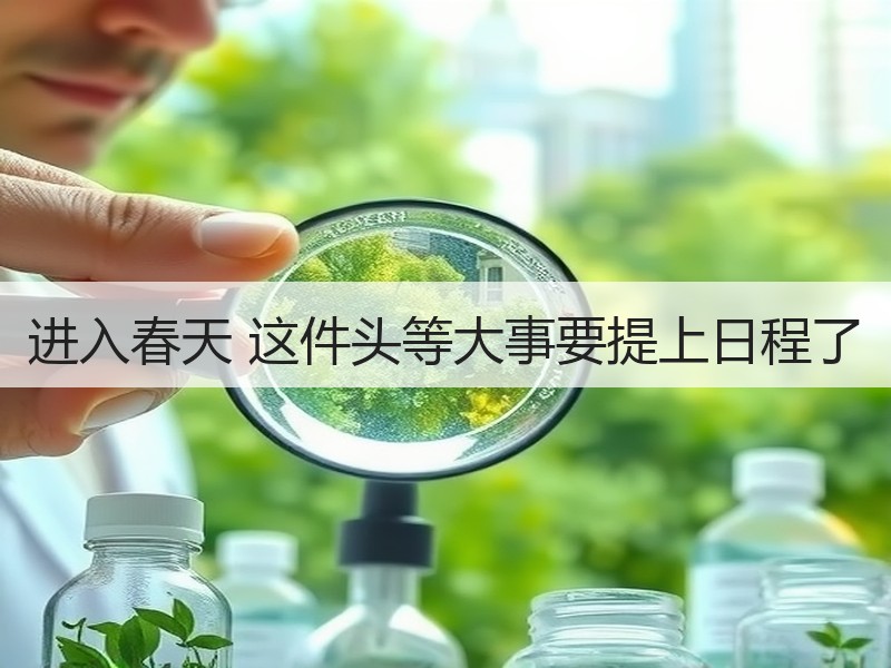进入春天 这件头等大事要提上日程了