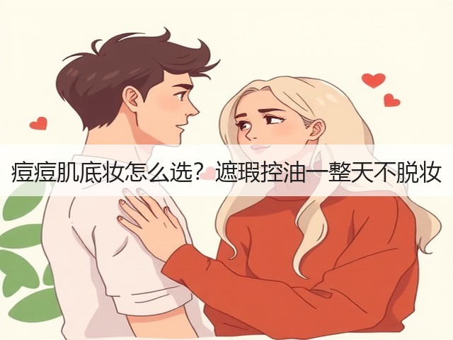 痘痘肌底妆怎么选?遮瑕控油一整天不脱妆(图1) 痘痘肌底妆怎么选?遮瑕控油一整天不脱妆(图1)