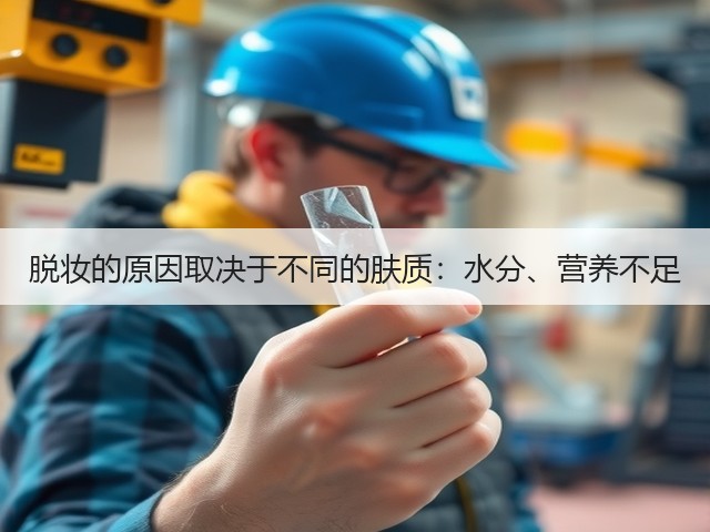 脱妆的原因取决于不同的肤质：水分、营养不足(图2)