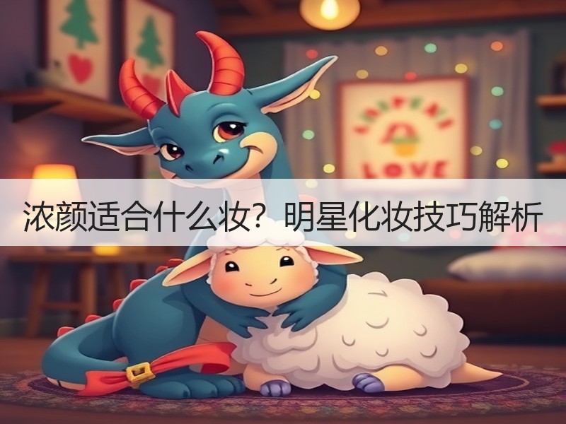 浓颜适合什么妆？明星化妆技巧解析