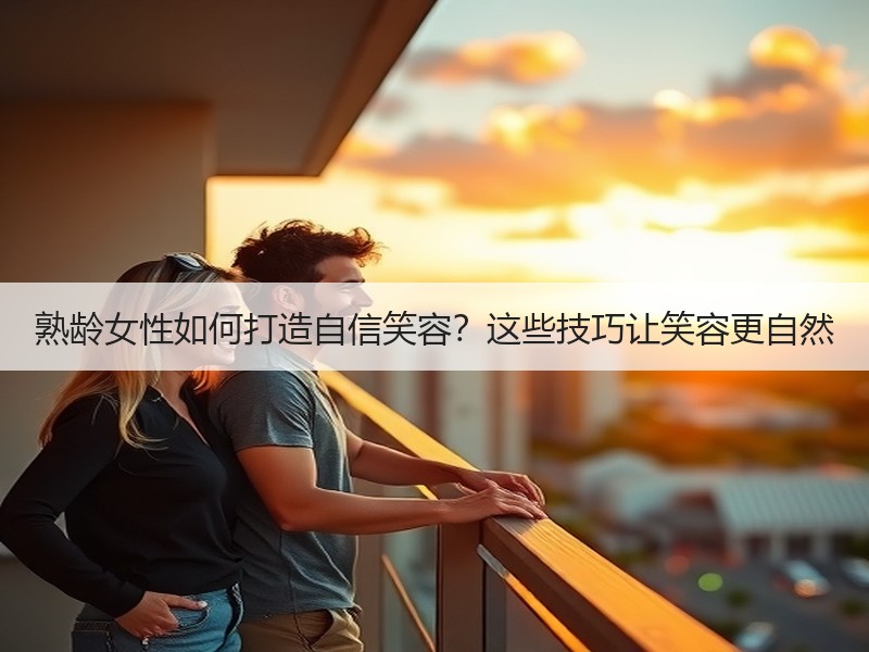 熟龄女性如何打造自信笑容？这些技巧让笑容更自然