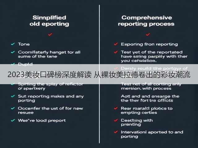 2023美妆口碑榜深度解读 从裸妆美拉德卷出的彩妆潮流(图1) 2023美妆口碑榜深度解读 从裸妆美拉德卷出的彩妆潮流(图1)