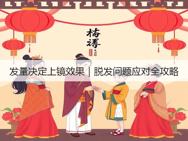发量决定上镜效果|脱发问题应对全攻略(图2) 发量决定上镜效果|脱发问题应对全攻略(图2)