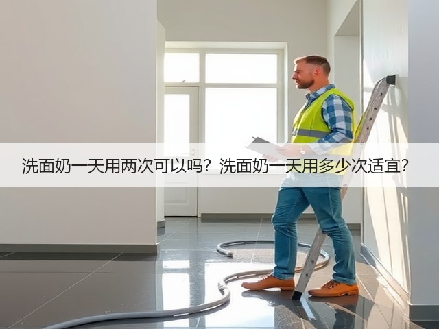 洗面奶一天用两次可以吗？洗面奶一天用多少次适宜？(图3)