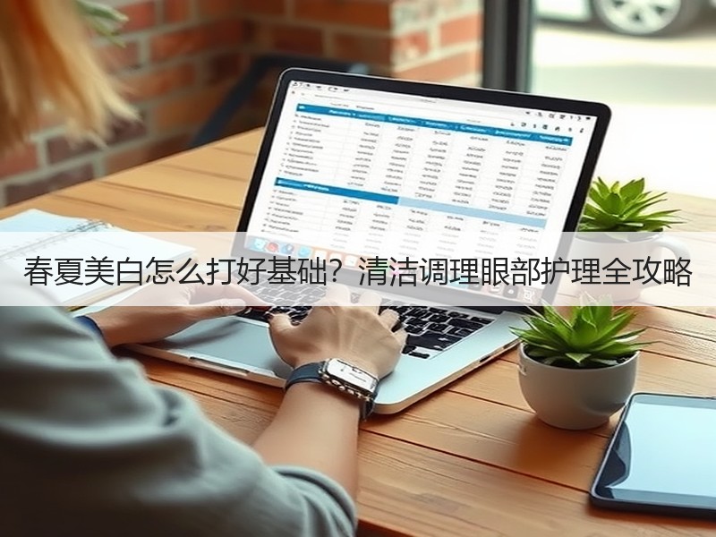 春夏美白怎么打好基础？清洁调理眼部护理全攻略