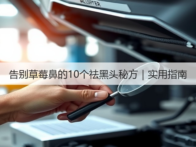 告别草莓鼻的10个祛黑头秘方｜实用指南(图3)