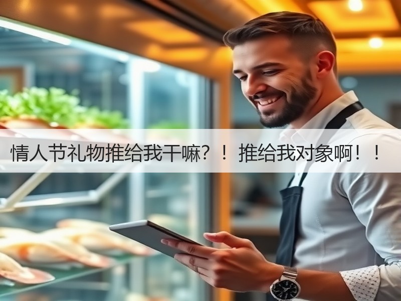 情人节礼物推给我干嘛？！推给我对象啊！！